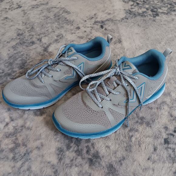 Vionic Miles Running/walking Sneaker Women's size 9.5 W Gray/Blue - Picture 3 of 11